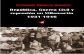 República, Guerra Civil y Represión en Villamartin. Fernando Romero