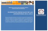 Elementos fundamentales de los programas 2011