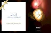 Meliá Hotel de la Reconquista - Programa de Navidad 2012