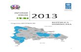 PNUD ART República Dominicana  Informe Anual 2013