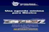 Perspectivas Económicas 2012: Una Agenda Mínima para México.