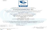 Certificación ISO 9001 FundiherragesBG