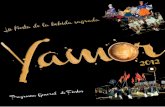 Programa general de fiestas - Yamor 2012