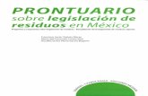 Prontuario sobre Legislación de Residuos en México