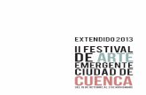 Catálogo Extendido 2013 II Festival de Arte Emergente Ciudad de Cuenca
