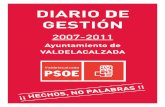 DIARIO DE GESTION PSOE VALDELACALZADA