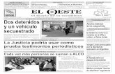 Diario El Oeste  19/05/2013