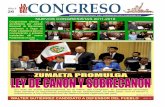 La Voz del Congreso - Edición N° 26 - Zumaeta promulga Ley de Canon y Sobrecanon