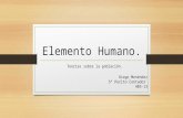 |Elemento humano|