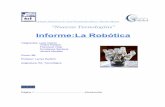 Informe "La Robótica2"