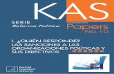 KAS PAPER Responsabilidad en Sanciones de Partidos Políticos