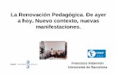 Movimientos de renovacion pedagogica