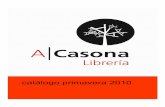 Catálogo primaver Librería A. Casona