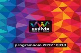 Audivio Multimedia  - Catálogo de proyectos 2012 /2013