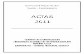 Actas 2011