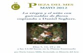 LÁZARO, N. 2012: La virgen y el niño con guirnalda de flores: copiando a Daniel Seghers.