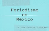 Historia del Periodismo - México