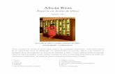Alicia Ríos- CV Experta en Aceite de Oliva