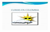 CLIMAS EN COLOMBIA Y SU ECOSISTEMA