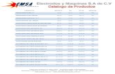 Catalogo de Productos EMSA