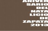Programa Aniversario Zapata