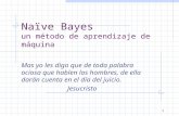 3.1 Aprendizaje  Naïve Bayes 2011 (40d)