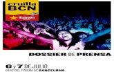 dossier Prensa Festival Cruïlla Barcelona