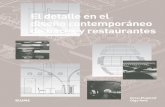 El detalle en el diseño contemporáneo de bares y restaurante