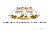 Gaceta 35 Aniversario Plantel Lopez Riesgo