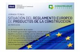 Situación del reglamento europeo de productos de la construcción