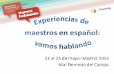 Mar bermejo experiencias de maestros espanol