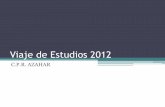 Viaje de Estudios 2012