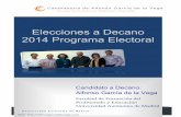 Programa Candidatura Alfonso García de la Vega