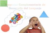 Programa Complementario de Desarrollo del lenguaje
