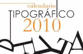 Calendario Tipografico 2010