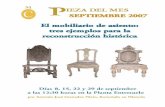 GRANADOS, A. J. 2007: El mobiliario de asiento: tres ejemplos para la reconstrucción histórica.
