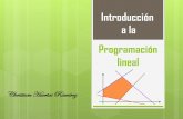 Programación Lineal-Método Gráfico
