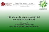El uso de la comunicación 2.0 en materia ambiental