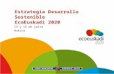 "Hacia un nuevo modelo productivo sostenible" EcoEuskadi