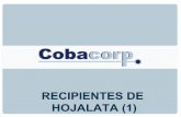 Catalogo Cobacorp Recipientes de Hojalata 1