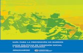 Guía para la Prevención en Barrios: Hacia Políticas de Cohesión Social y Seguridad Ciudadana