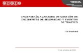 II Congreso ITS Euskadi -Tekia - Gestion seguridad trafico
