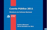 Ministerio de Defensa - Cuenta anual 2011