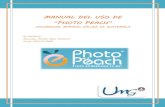 Manual "Cómo utilizar Photo Peach"