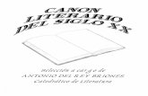 Canon Literario del Siglo XX