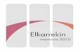 Elkarrekin. Memoria 2010