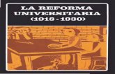 La Reforma Universitaria