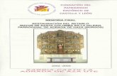 Informe de restauración del retablo de Santa Columba