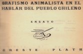Grafismo animalista en el hablar del pueblo chileno