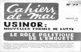 Cahiers de Mai - França - 1968 n22
